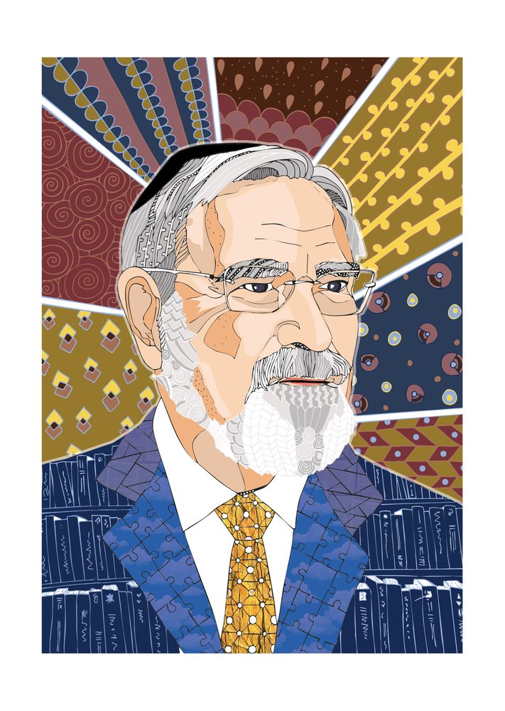 Portrait of Rabbi Lord Jonathan Sacks